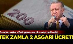 Cumhurbaşkanı Erdoğan'ın zamlı maaşı belli oldu!