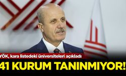 YÖK, kara listedeki üniversiteleri açıkladı: 41 Kurum tanınmıyor!