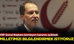 YRP'den 'komisyon' kararı: Kaygılarımız sürüyor ama milletimizi bilgilendirmek istiyoruz