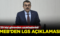 Milli Eğitim Bakanı Tekin'den LGS açıklaması: 29 kişi görevden uzaklaştırıldı