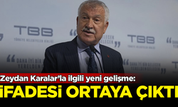 Zeydan Karalar’la ilgili yeni gelişme: İfadesi ortaya çıktı