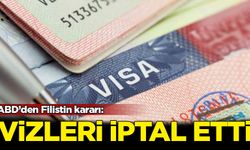 ABD’den Filistin kararı: Vizeleri iptal etti