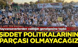 Hayvanseverlerden valiliğin genelgesine tepki: Şiddet politikalarının parçası olmayacağız