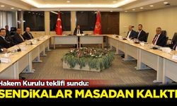 Hakem Kurulu teklifi sundu: Sendikalar masadan kalktı