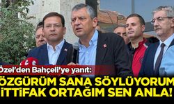 Özel'den Bahçeli'ye yanıt: Özgürüm sana söylüyorum, ortağım sen anla