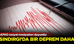 AFAD duyurdu: Balıkesir Sındırgı'da bir deprem daha meydana geldi