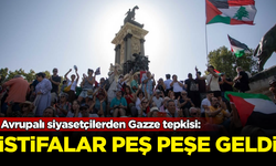 Avrupalı siyasetçilerden Gazze tepkisi! İstifalar peş peşe geldi