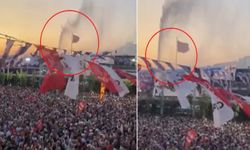Aydın mitinginde fıskiye rezaleti!