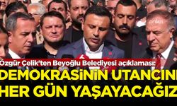 Özgür Çelik'ten Beyoğlu Belediyesi açıklaması: Demokrasinin utancını hergün yaşayacağız