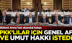 AKP'li Bülent Arınç, teröristler için 'Genel af' ve 'Umut hakkı' istedi
