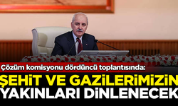 Çözüm komisyonunda şehit ve gazilerimizin yakınları dinlenecek