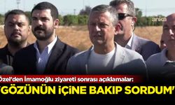 Özel'den İmamoğlu ziyareti sonrası açıklamalar