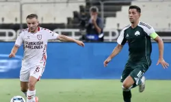 Samsunspor, Panathinaikos'a 2-1 mağlup oldu