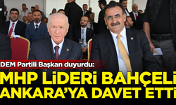 MHP Lideri Devlet Bahçeli, DEM Partili başkanı Ankara'ya davet etti