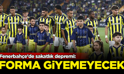 Fenerbahçe'de sakatlık depremi! Forma giyemeyecek