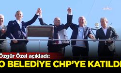 Özgür Özel açıkladı: O belediye CHP'ye geçti