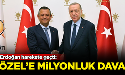 AKP'li Cumhurbaşkanı Erdoğan'dan Özgür Özel'e 1 milyon TL'lik dava