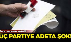 Genç seçmen anketi: Üç partiye şok!