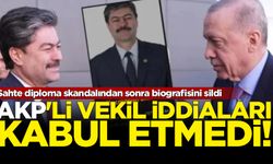 AKP'li vekil sahte diploma skandalından sonra biografisini sildi