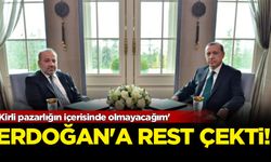 Erdoğan'a rest çekti! 'Kirli pazarlığın içerisinde olmayacağım'