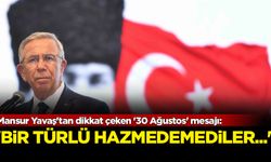 Mansur Yavaş'tan '30 Ağustos' mesajı: Bir türlü hazmedemediler...