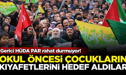 Cumhur İttifakı ortağı gerici HÜDA PAR, okul öncesi çocuklarımızın kıyafetlerini hedef aldı