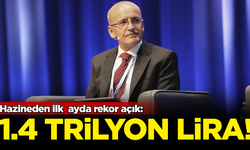 Hazine, 2025'in ilk 7 ayında 1,4 trilyon lira açık verdi