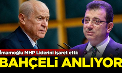 Ekrem İmamoğlu MHP Liderini işaret etti. Devlet Bahçeli anlıyor