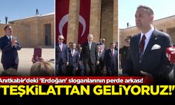 Anıtkabir'deki 'Erdoğan' sloganlarını 'AKP teşkilatları' atmış!