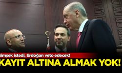 Şimşek istedi, Erdoğan veto edecek! Kayıt yok...