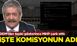 DEM'liler tepki gösterince MHP yine çark etti! İşte komisyonun adı...