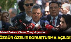 Adalet Bakanı Yılmaz Tunç duyurdu: Özgür Özel'e soruşturma açıldı