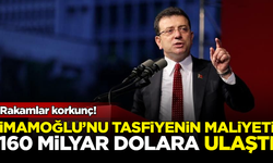 Rakamlar korkunç! İmamoğlu'nu tasfiyenin maliyeti 160 milyar dolar