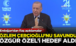 Erdoğan Özlem Çerçioğlu'nu savundu, Özgür Özel'i hedef aldı