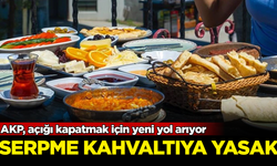 Borç içindeki AKP iktidarı, serpme kahvaltıyı yasaklamayı planlıyor