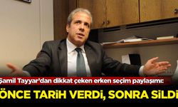 Şamil Tayyar’dan dikkat çeken erken seçim paylaşımı: Önce tarih verdi sonra sildi