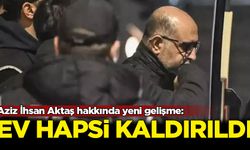 Aziz İhsan Aktaş hakkında yeni gelişme: Ev hapsi kaldırıldı