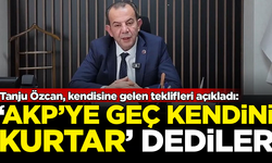 Tanju Özcan kendisine gelen teklifleri açıkladı: 'AKP'ye geç kendini kurtar' dediler