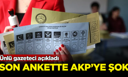 Ünlü gazeteci 'her şey değişti' diyerek açıkladı! Son ankette AKP'ye şok