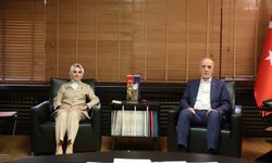 Bakan Göktaş, TÜRK-İŞ Başkanı Ergün Atalay ile görüştü