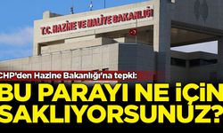 CHP’den Hazine Bakanlığı'na tepki: Bu parayı ne için saklıyorsunuz?
