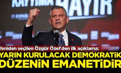 Yeniden seçilen Özgür Özel'den ilk açıklama: Yarın kurulacak demokratik düzenin emaneti