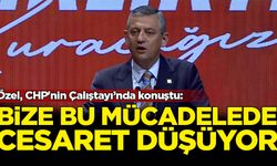 Özel, CHP'nin Çalıştayı’nda konuştu: Bize bu mücadelede cesaret düşüyor