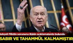 Bahçeli Filistin sorununa ilişkin açıklamalarda bulundu!