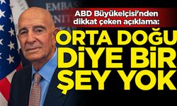 ABD Büyükelçisi'nden dikkat çeken açıklama: Orta Doğu diye bir şey yok