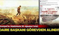 Emniyet’te ‘Atatürksüz 30 Ağustos’ krizi: Daire başkanı görevden alındı!