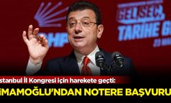 İmamoğlu'ndan notere kongre başvurusu
