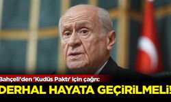 Bahçeli'den 'Kudüs Paktı' için çağrı: Derhal hayata geçirilmeli