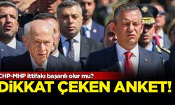 CHP-MHP ittifakı başarılı olur mu? Dikkat çeken anket!