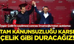 Özgür Çelik'in seçilmesi sonrası İmamoğlu'ndan açıklama: Tam kanunsuzluğa karşı Çelik gibi duracağız